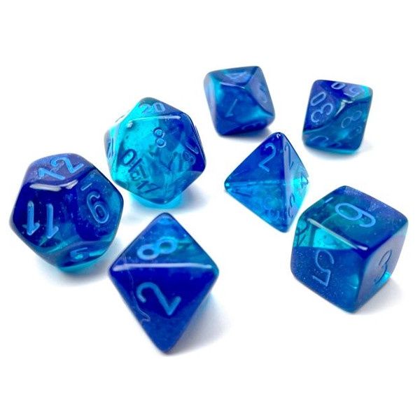 7-Set Cube Gemini Luminary Blue-Blue with Light Blue