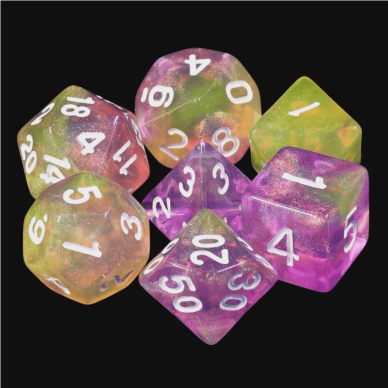 Lemon Jelly RPG Dice Set