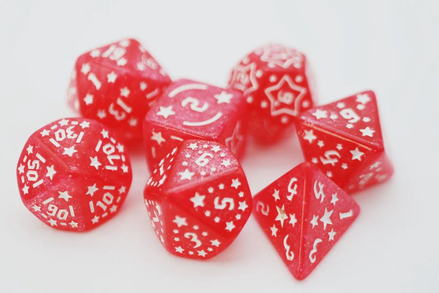 Shooting Stars: Lithium RPG Dice Set
