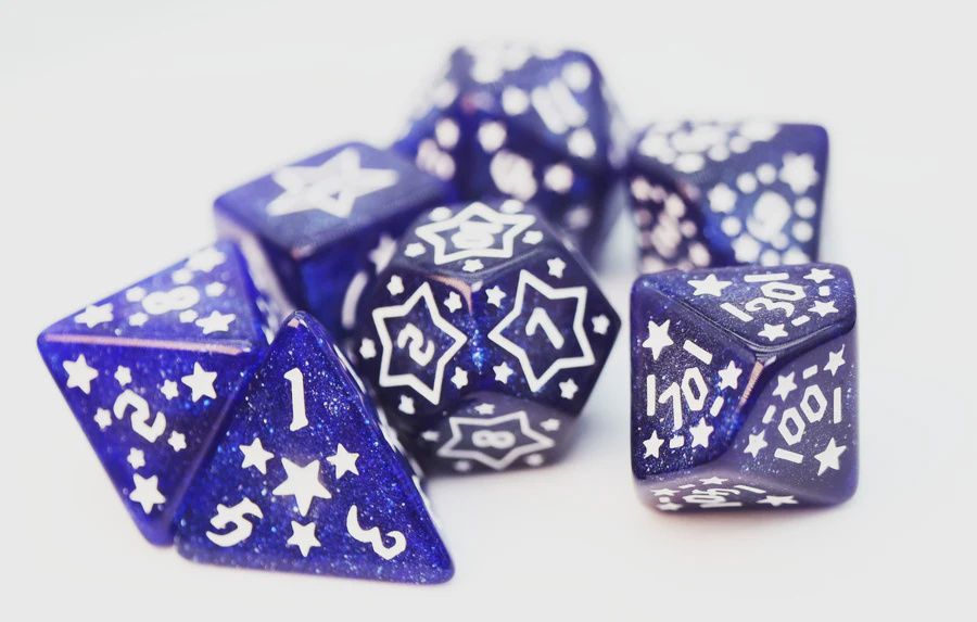 Shooting Stars: Cesium RPG Dice Set