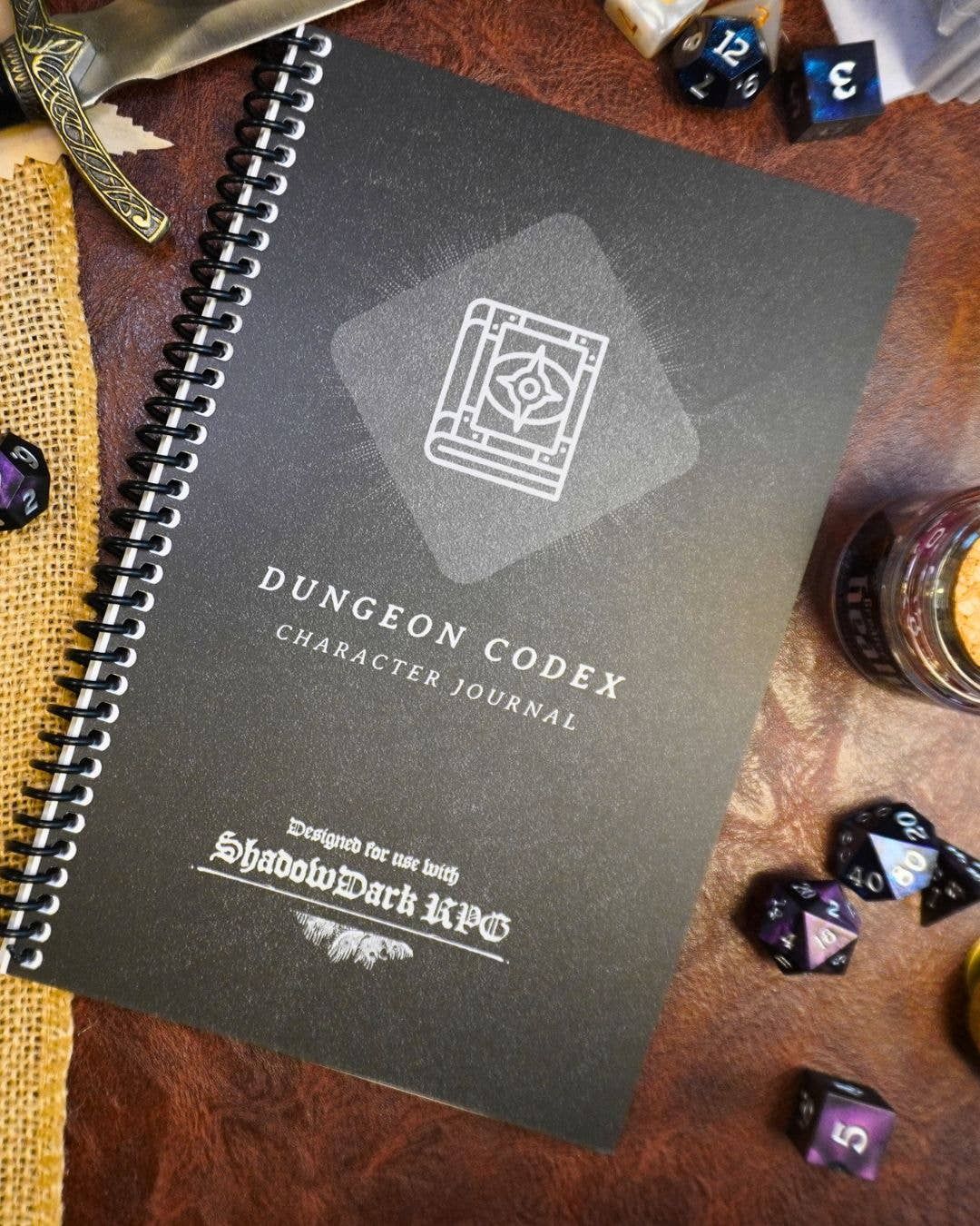 Dungeon Codex Shadowdark RPG Character Journal