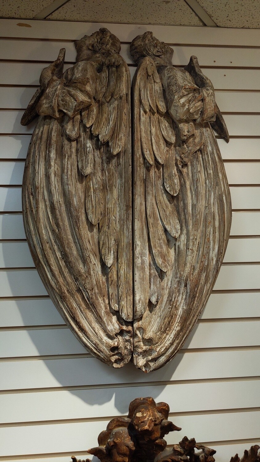 Carved Wood Angels