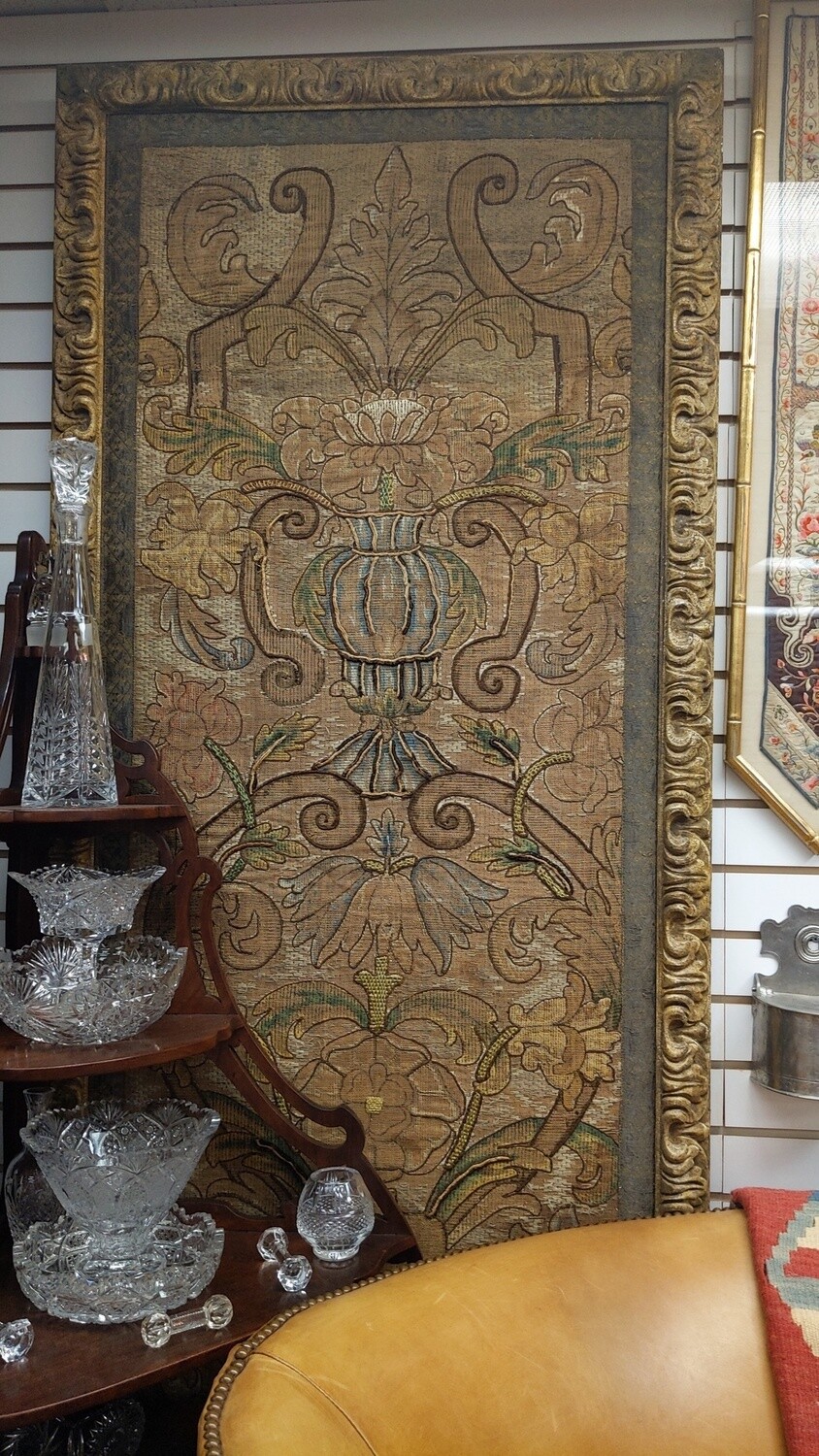 Pair of 17th Century Stumpwork Panels