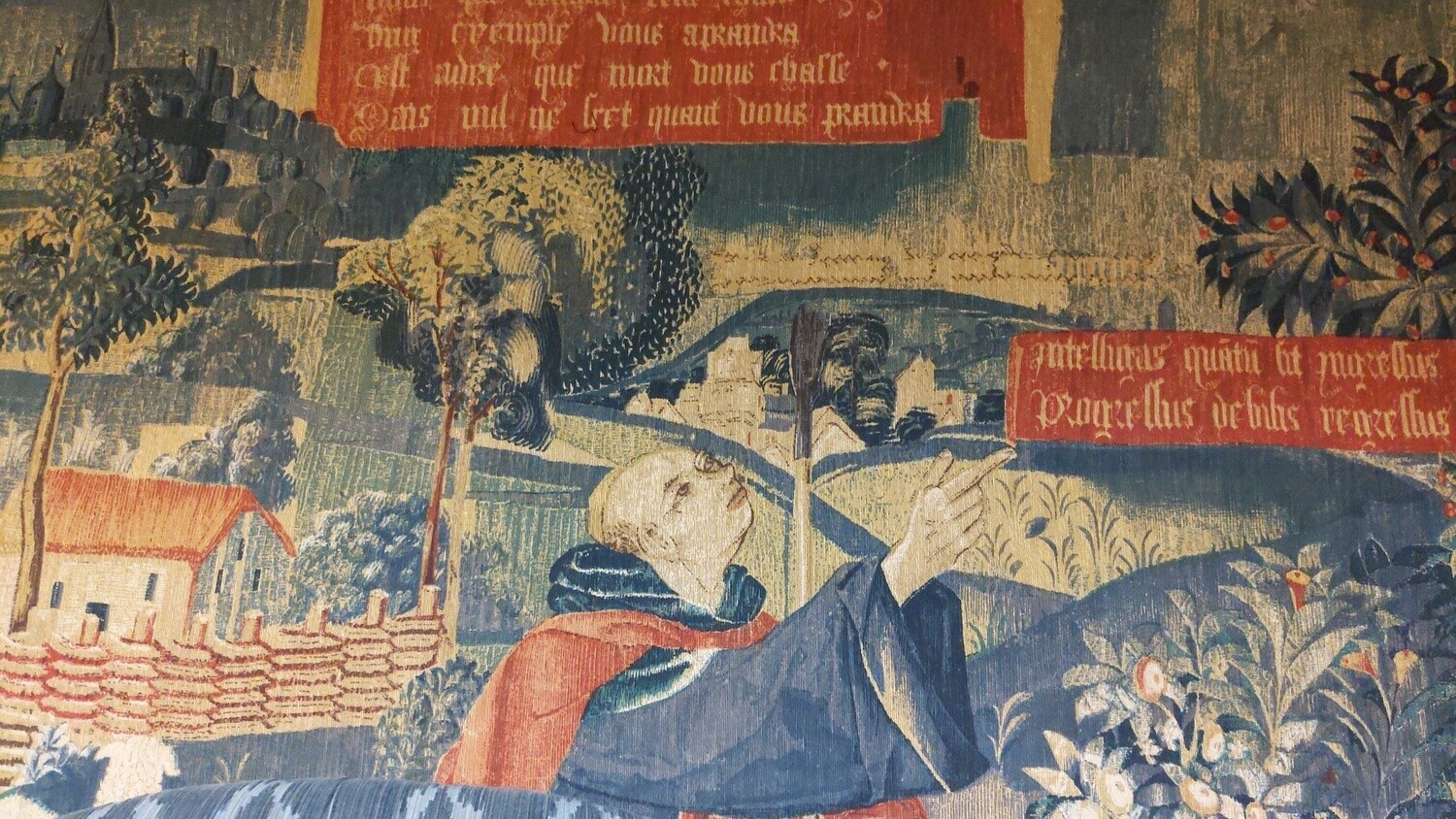 French 20th Century Machine Woven Tapestry