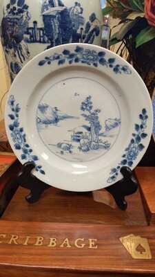 Chinese Export Blue and White 18th Century Plate