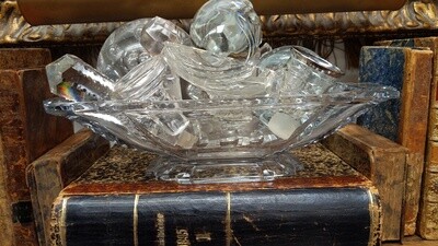 Art Decco Cut Glass Bowl