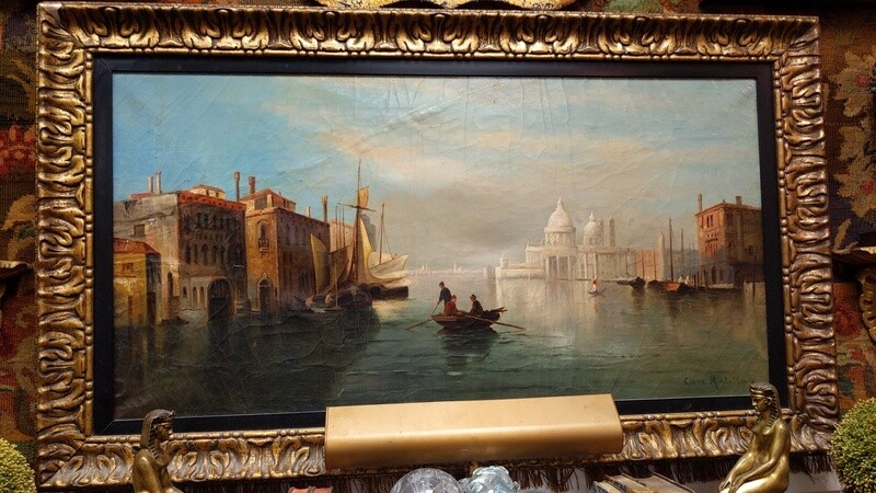 Venetian Canal Painting