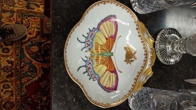 Mottahedeh Porcelain Butterfly Dish