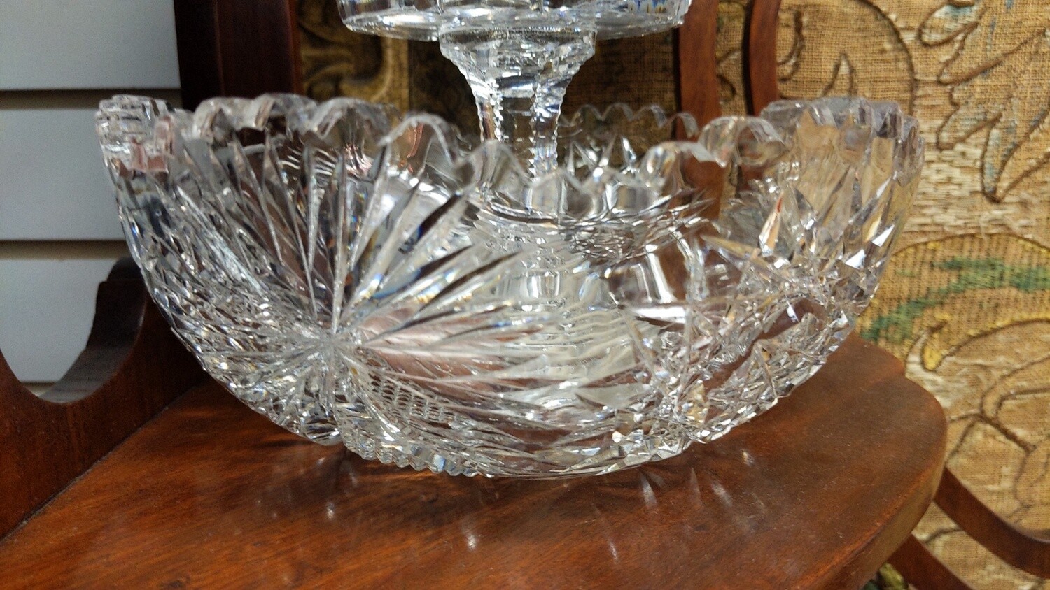 American Brilliant Cut Glass Bowl