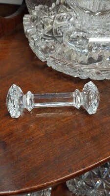 Pair of Cut Glass Knife Rest