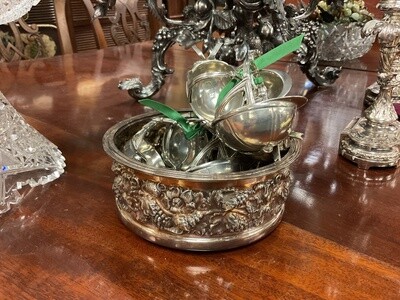 English Silver Plated Wine Coaster