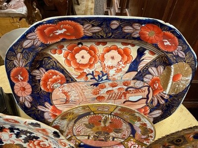 English Imari Style Platter