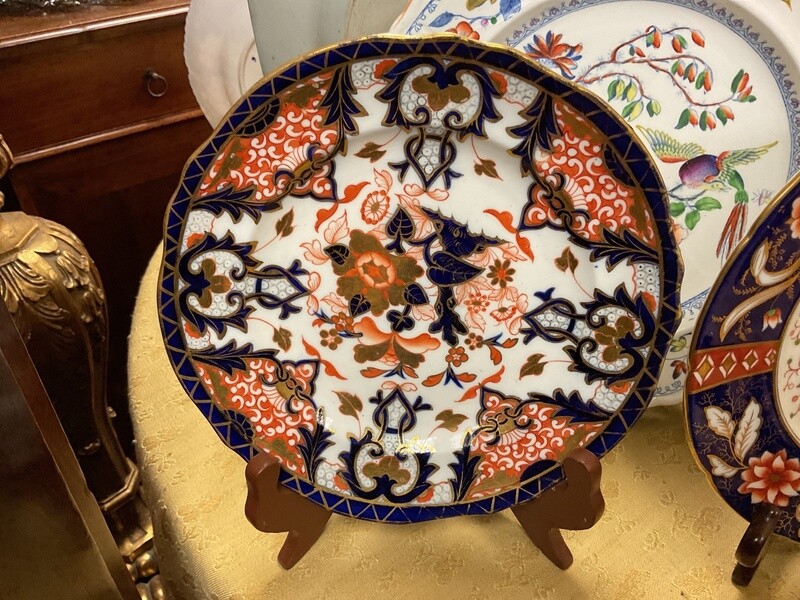 English Imari Porcelain Plate
