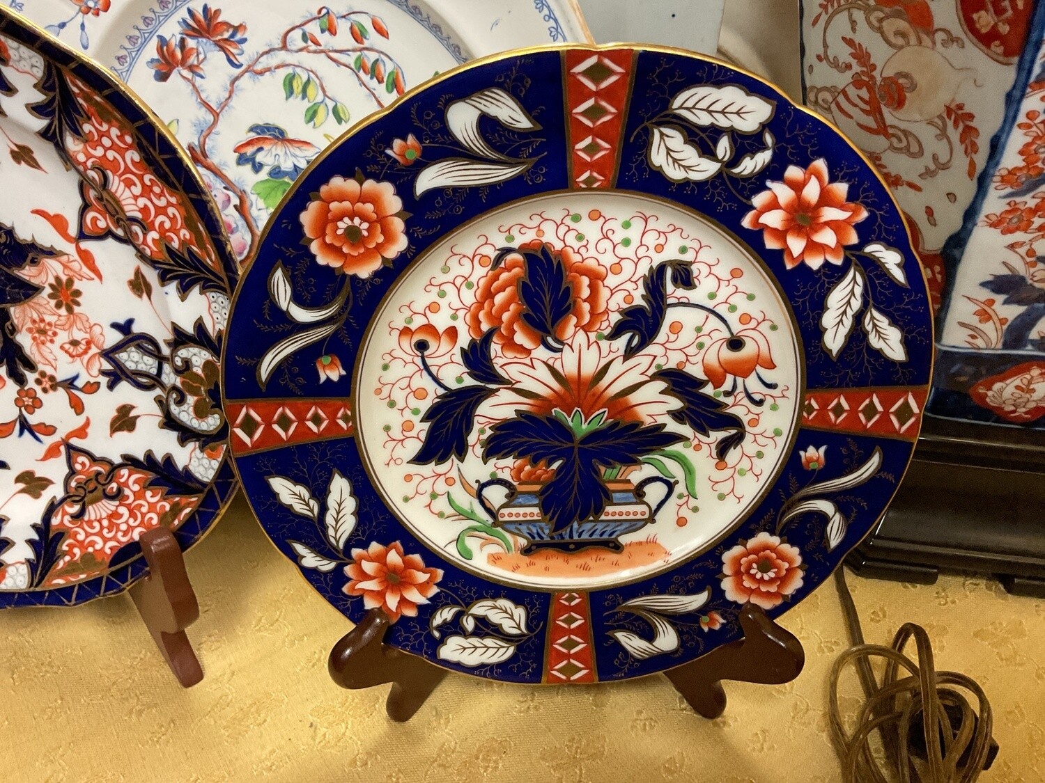 English Imari Style Plate