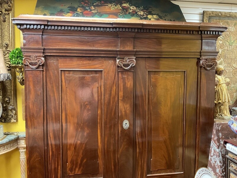 Danish Mahogany Armoire