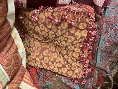 Pair of Square Box Form Pillows