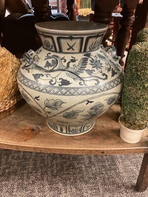 Chinese Blue and Celadon Jar