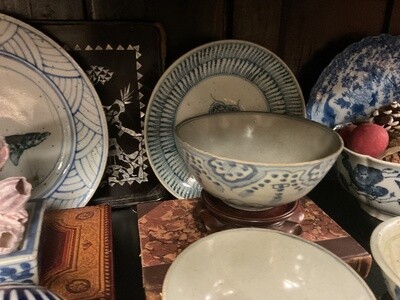 Chinese Blue and White Shallow Bowl