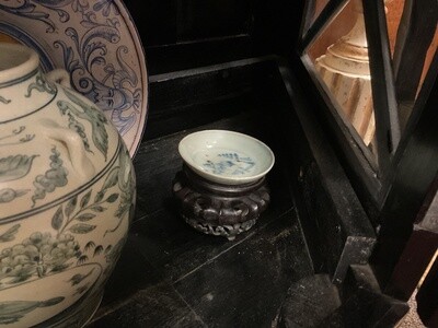 Chinese Early Ming Blue and White Shallow Dish