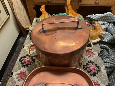 Large Copper Soup Pot