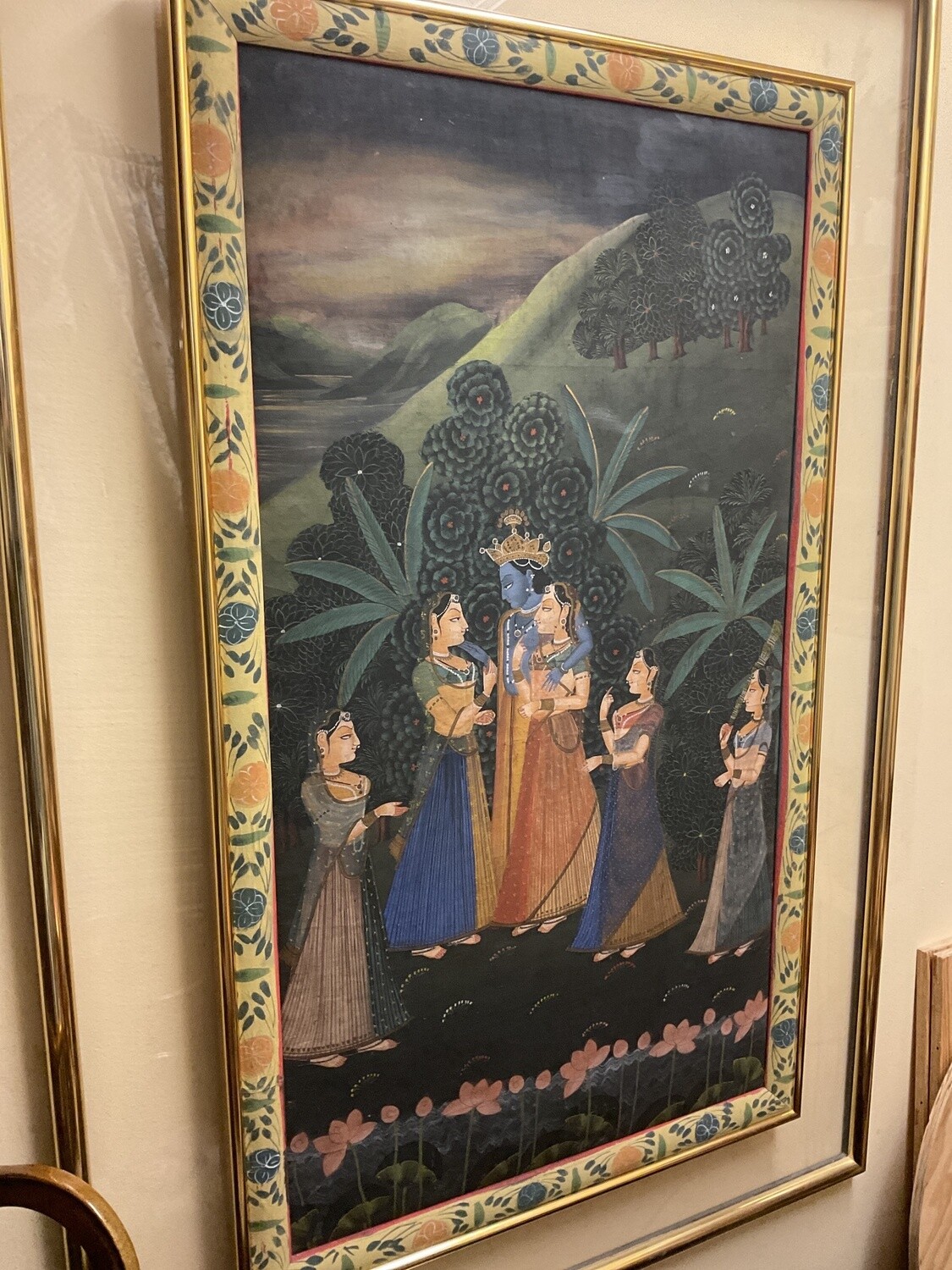 Indian Textile Framed Art