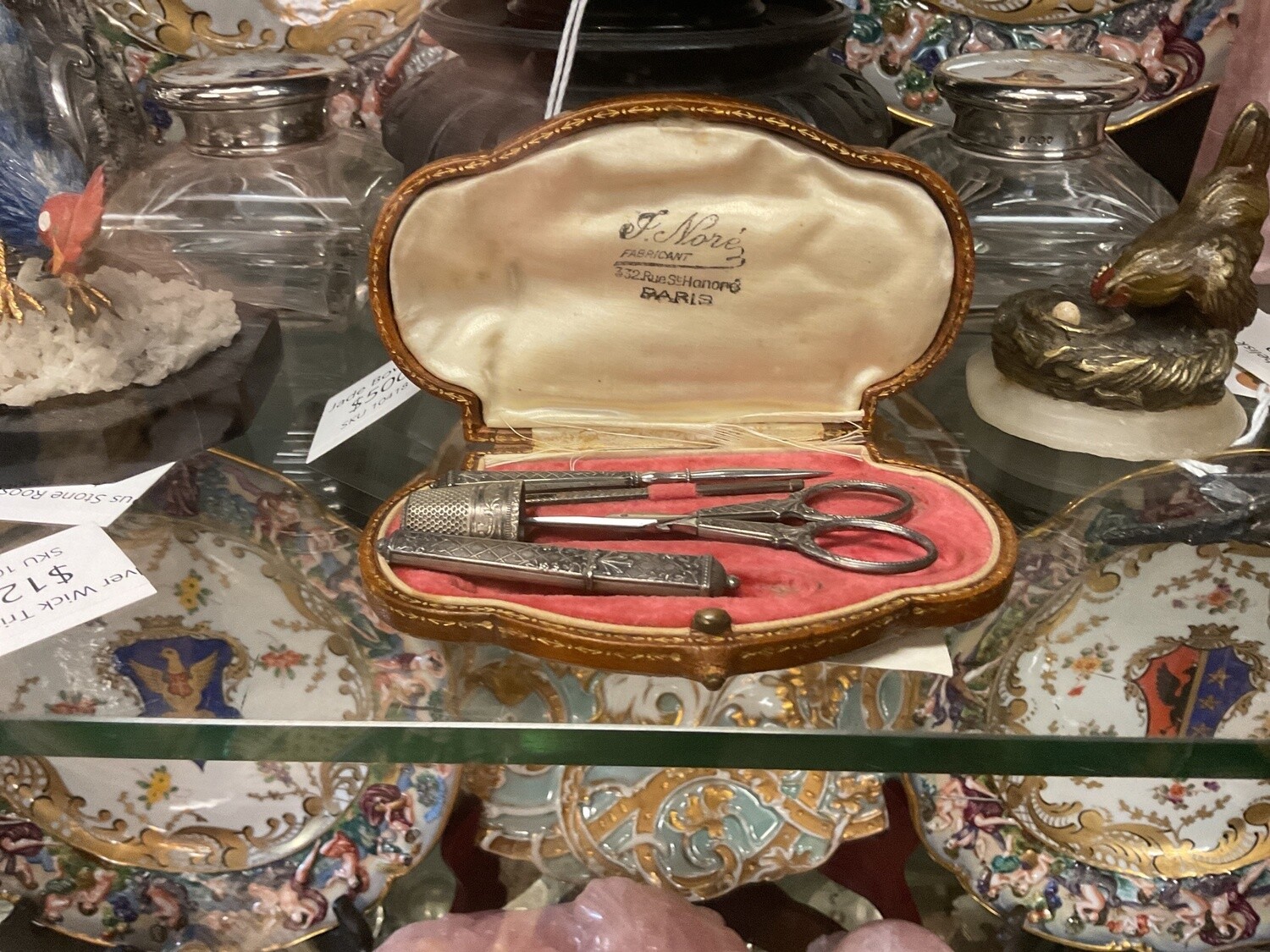 French Sterling Sewing Kit