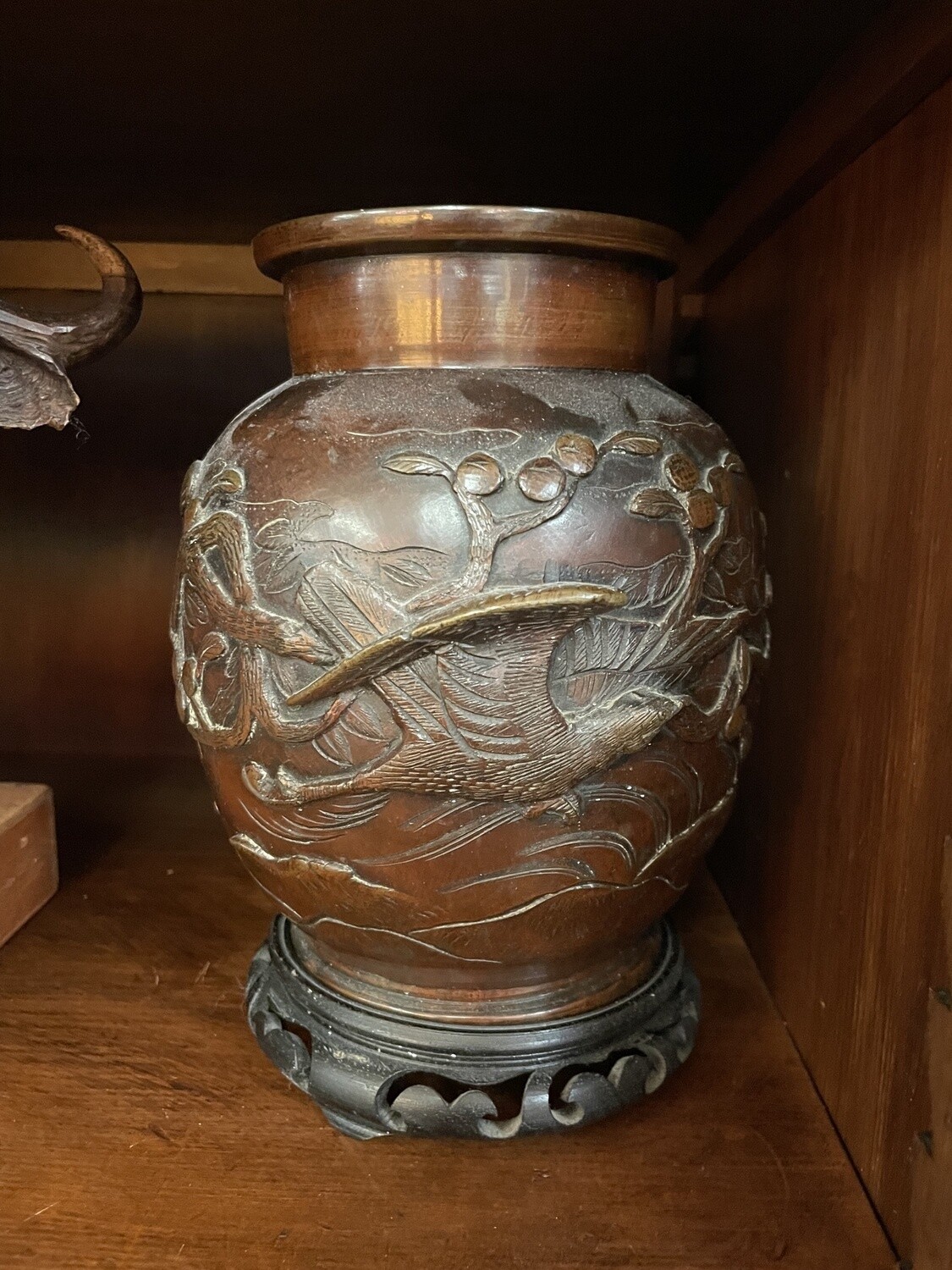 Japanese Bronze Vase