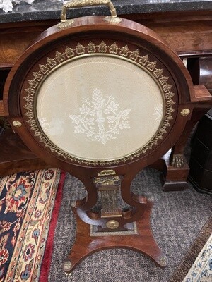 French Empire Chairside Fire Screen