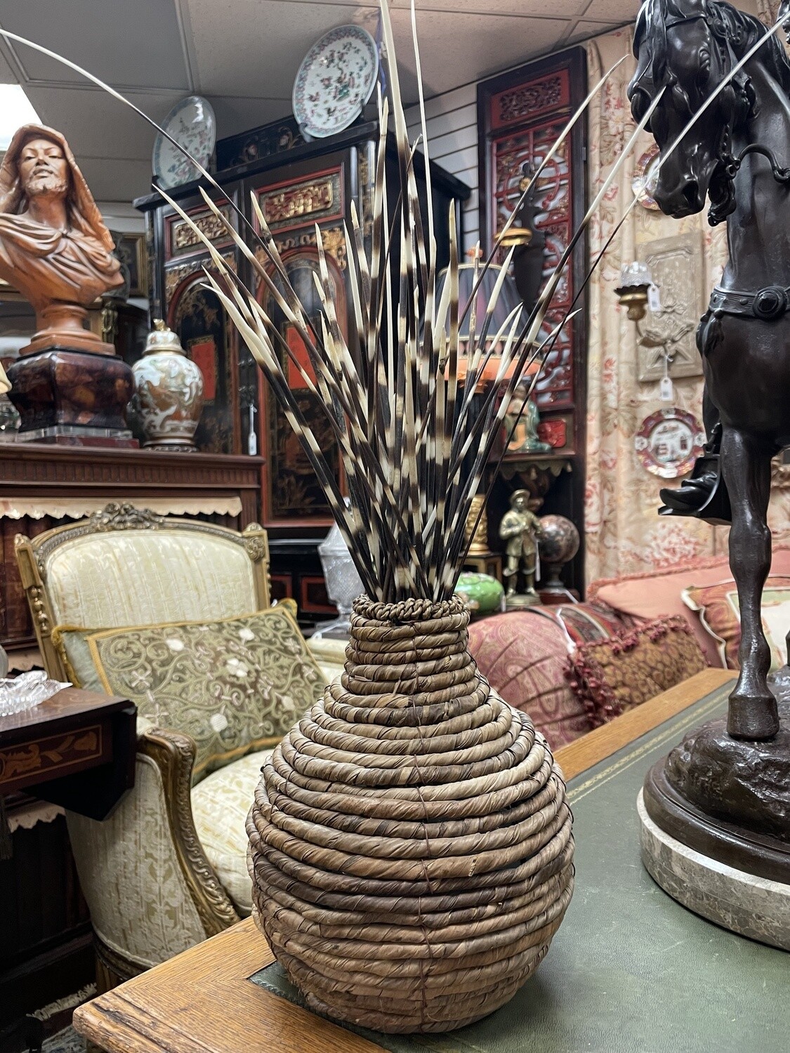 Basket Woven Vase