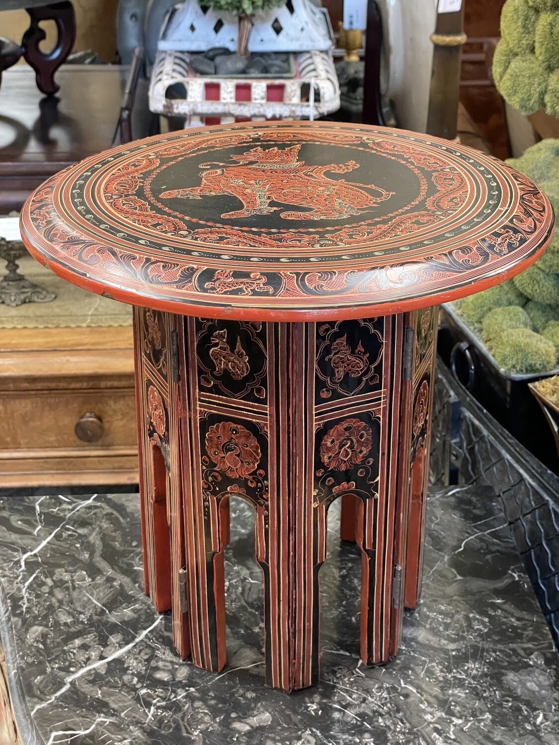 Thai Painted Stand