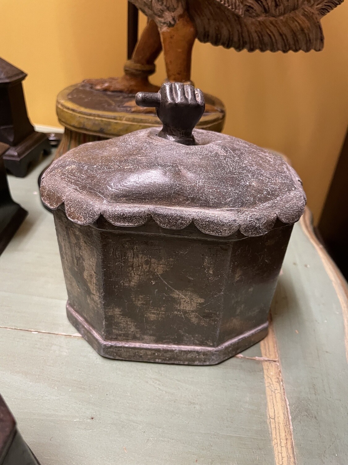 Pewter Tobacco Box