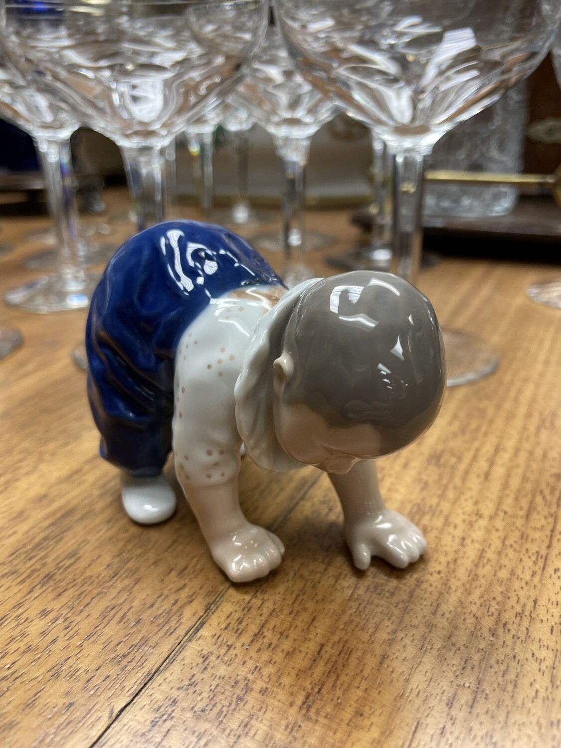 Figurine of a Crawling Baby