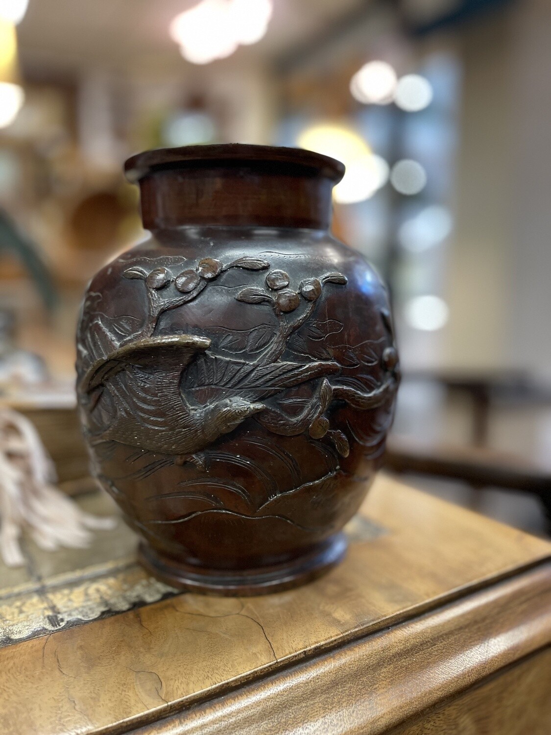 Bronze Japanese Vase