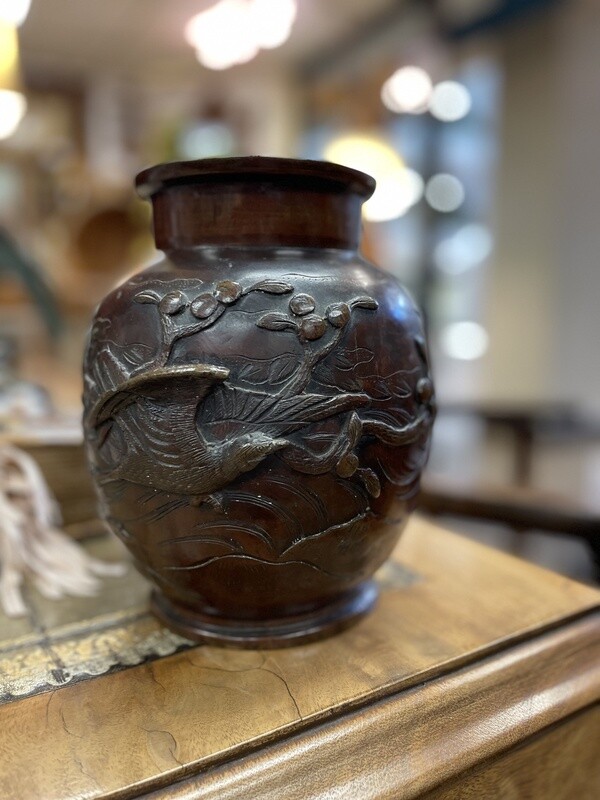 Bronze Japanese Vase