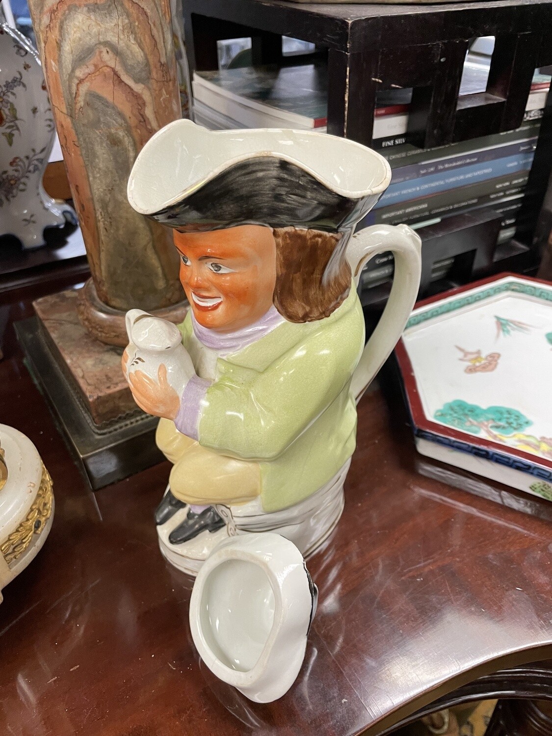 English Staffordshire Milk Pitcher