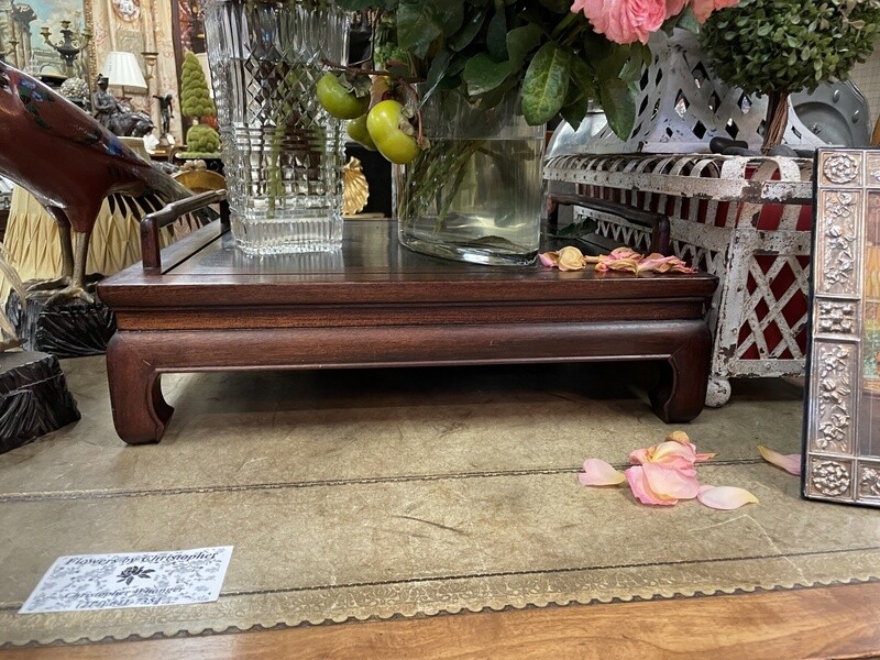 Chinese Mahogany Tea Table Tray