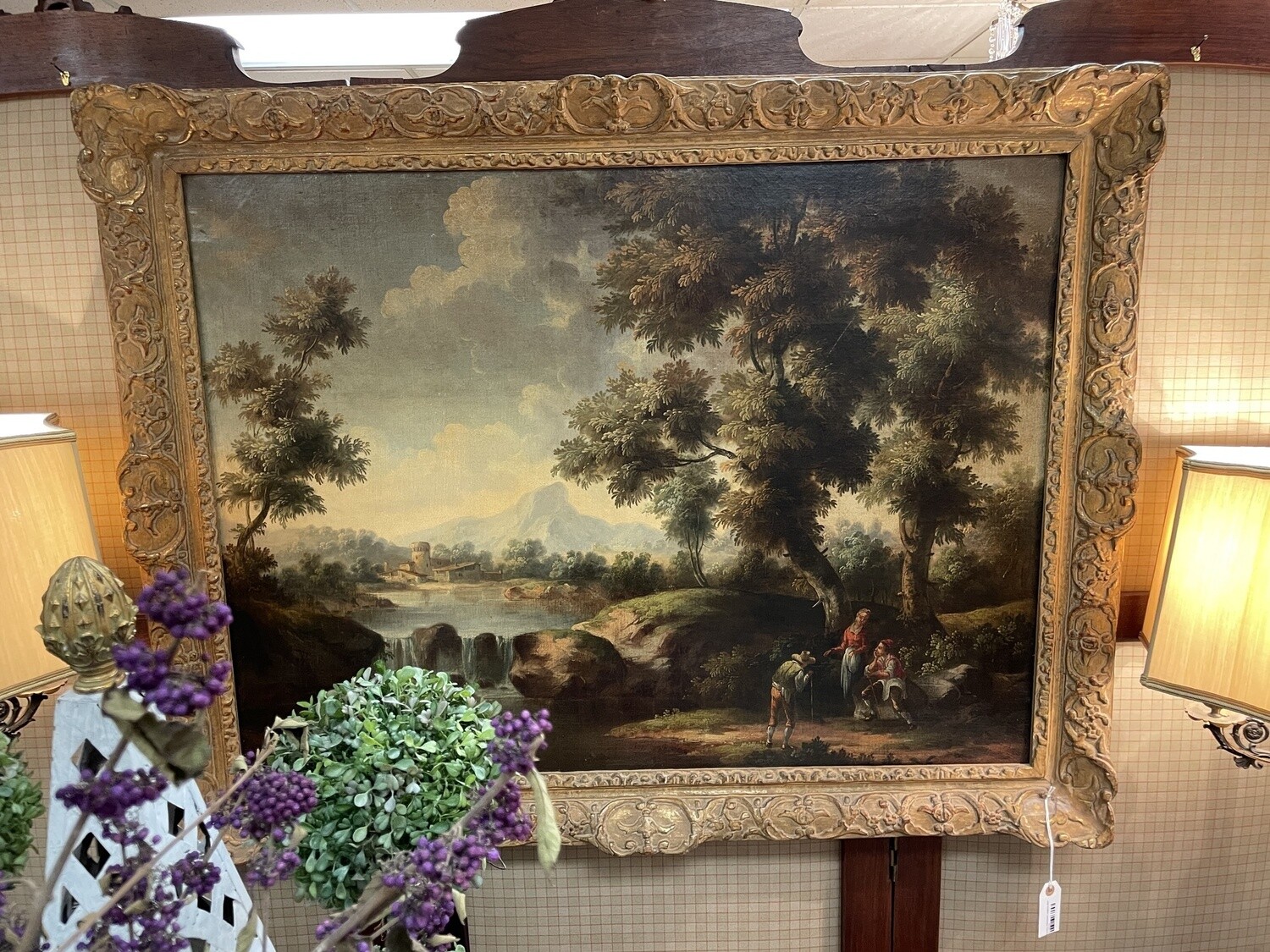 Large English Landscape Painting