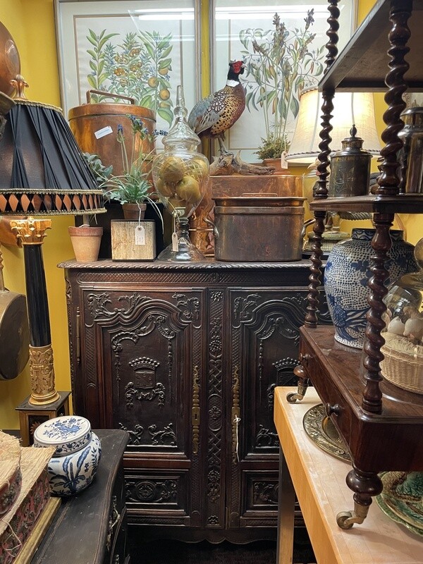 French Walnut De Medici Cabinet