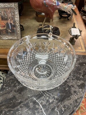 Waterford Crystal 10" Cut Glass Bowl