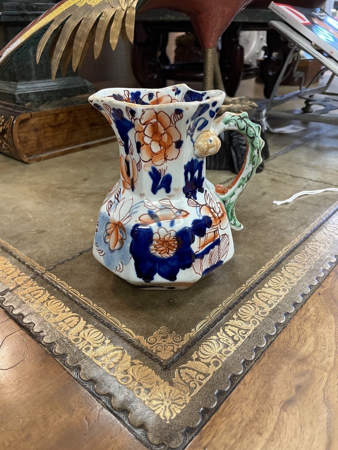 English Mason&#39;s Ironstone Imari Cream Pitcher