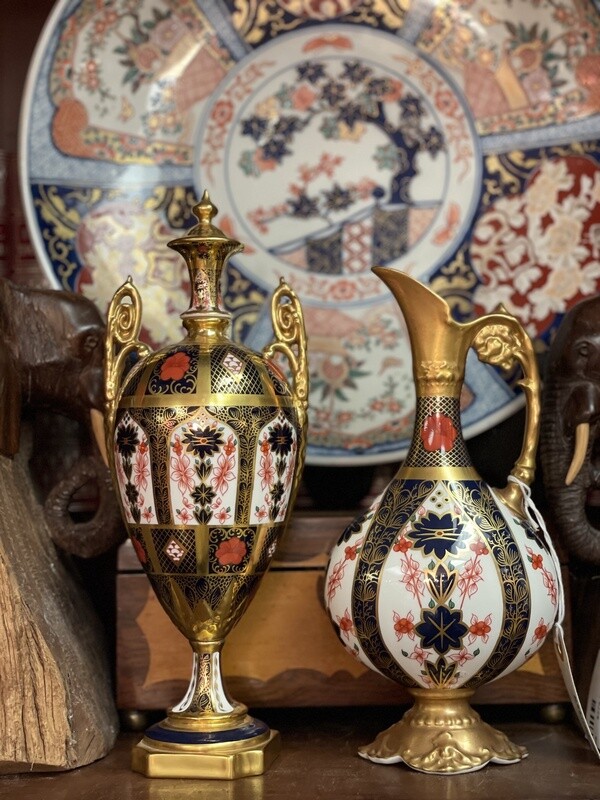 English Royal Crown Derby Old Imari Ewer