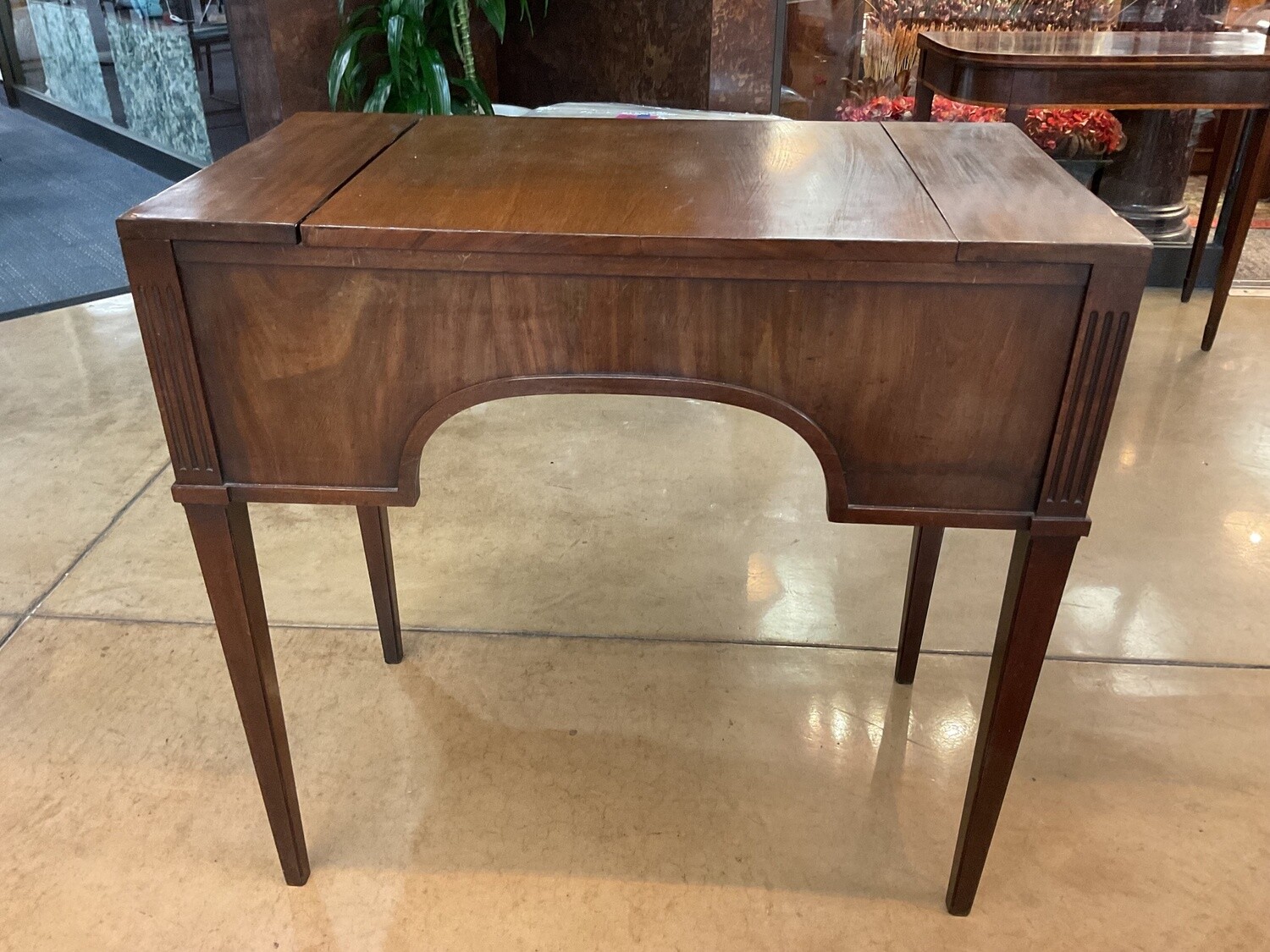 English Georgian Mahogany Writing Desk Circa 1790