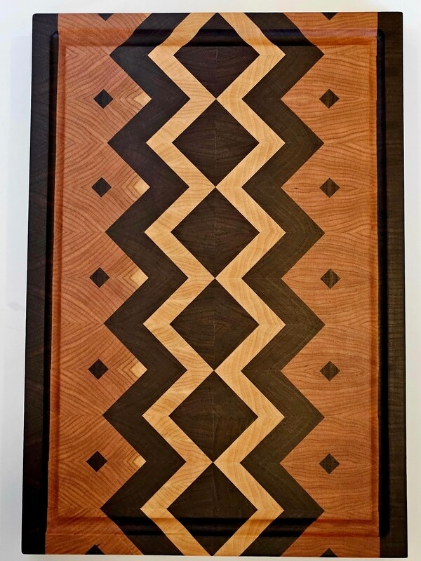 Diamond End Grain Cutting Board