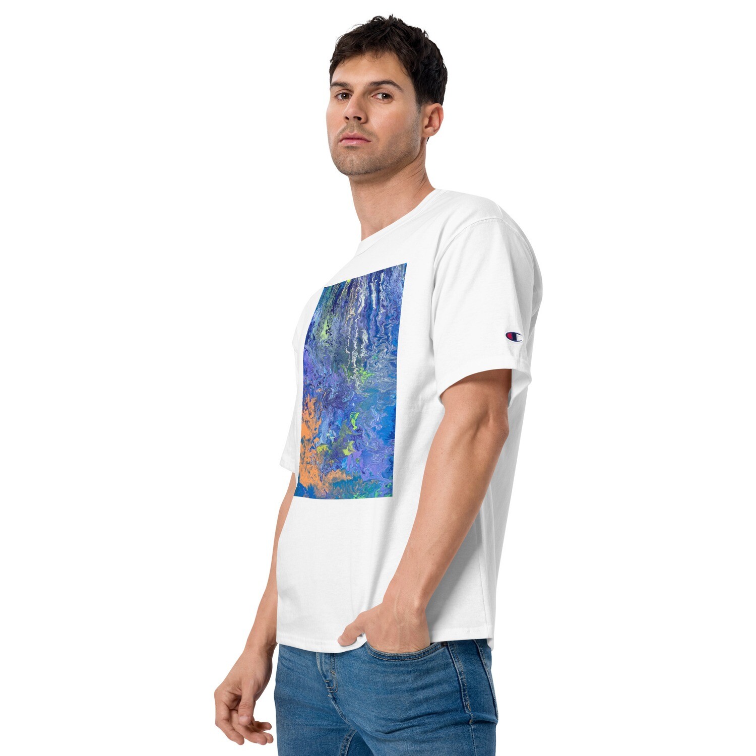 Champion x The Billionaires Daughter Art Print T-Shirt
