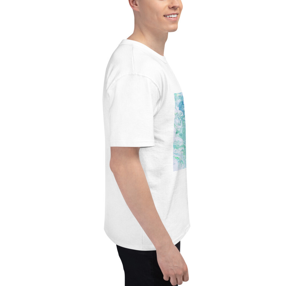 Champion x The Billionaires Daughter Evil Eye Print T shirt
