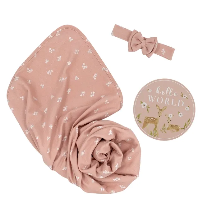 Hello World Gift Set - Sophia&#39;s Garden Dusty Rose