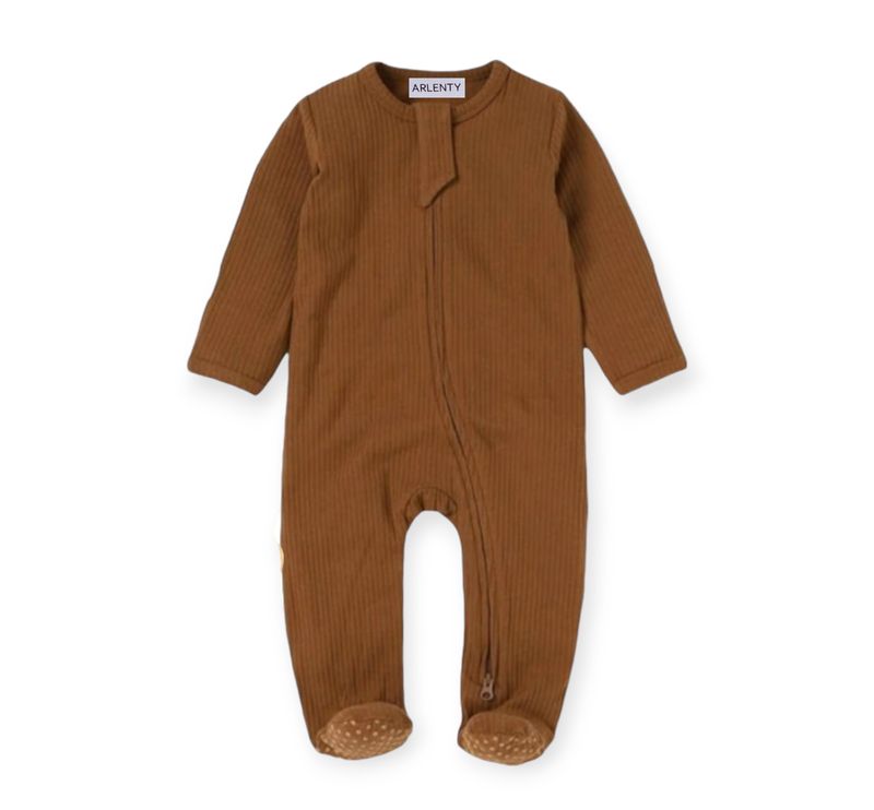 ARLENTY Parker Organic Cotton Footed Romper