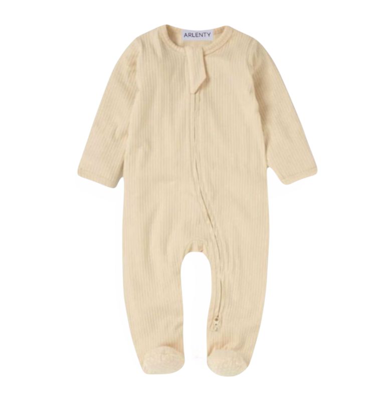 ARLENTY Frankie Organic Cotton Footed Romper
