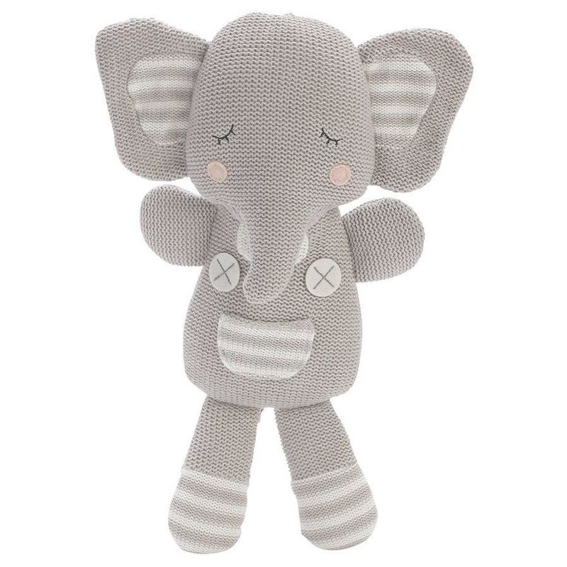 Living Textiles Eli the Elephant Knitted Toy