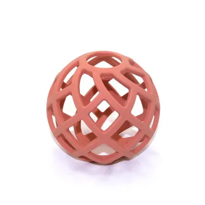 OB Designs Eco-Friendly Teether Ball | Blush